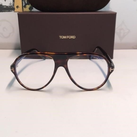 New Authentic Tom Ford TF5012 052 Tortoise Eyeglasses - Picture 8 of 13